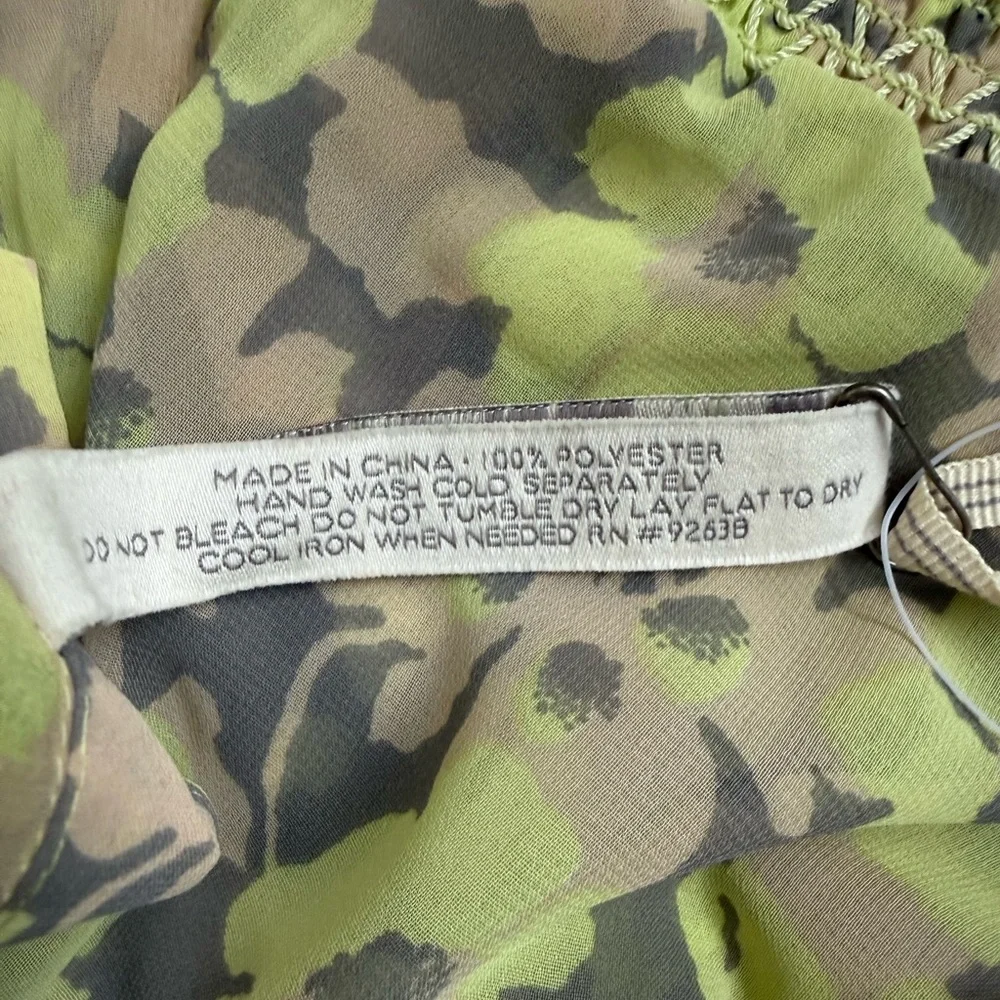 Fossil Yellow and Green Floral Blouse - Picture 11 of 12